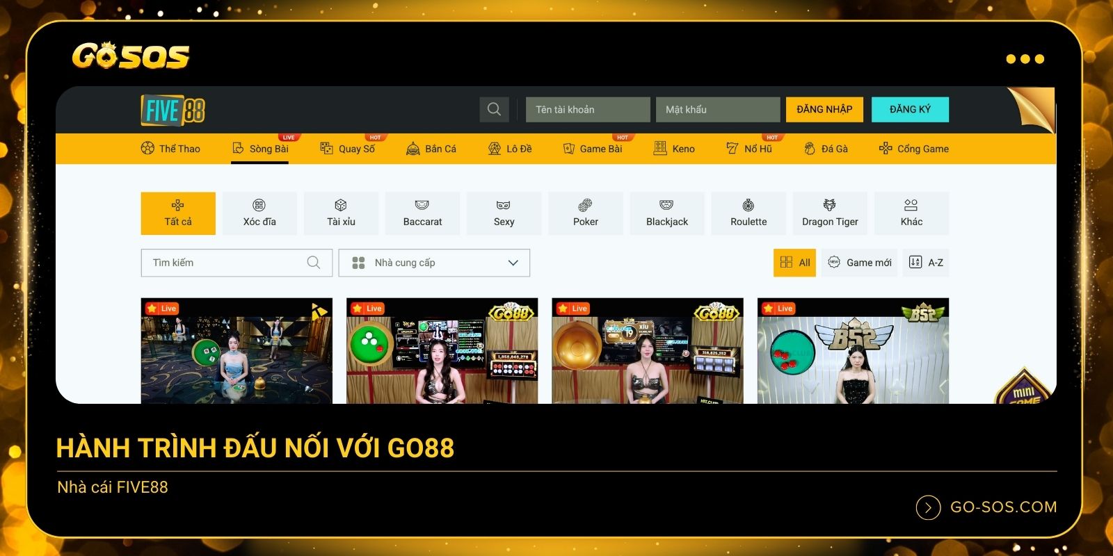 Hành trình hợp tác với GO88 qua GO-SOS