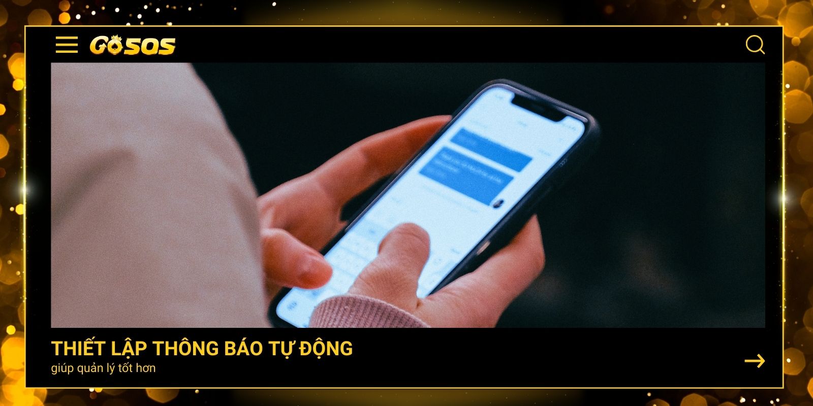 Thiết lập thông báo tự động cho các chỉ số quan trọng