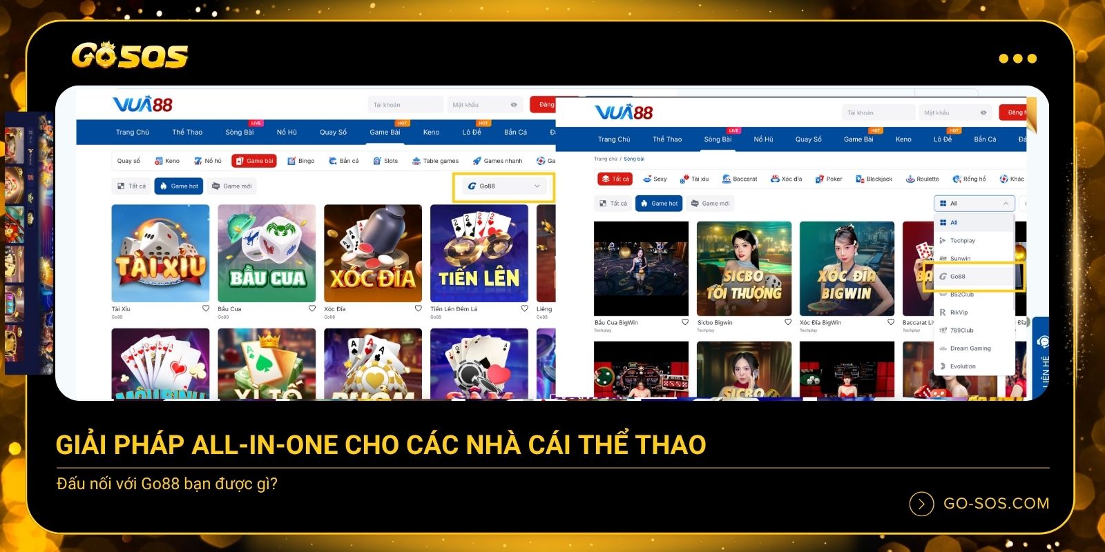 Trải nghiệm All-in-one cho các nhà cái thể thao