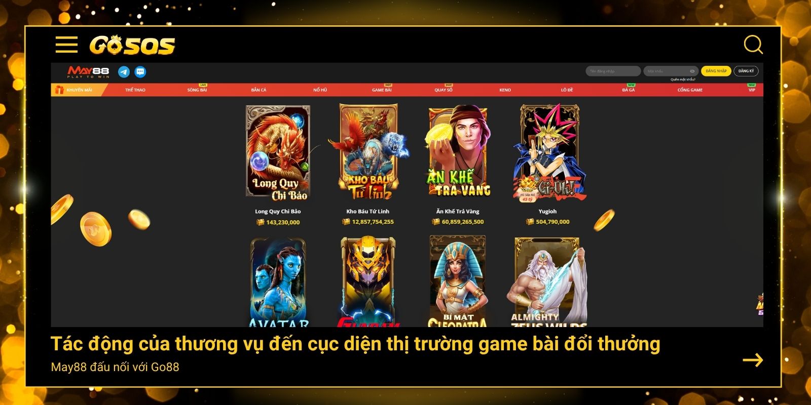 Tác động của thương vụ đến cục diện thị trường game bài đổi thưởng