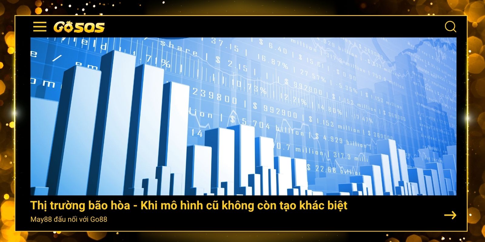 Thị trường bão hòa - Khi mô hình cũ không còn tạo khác biệt